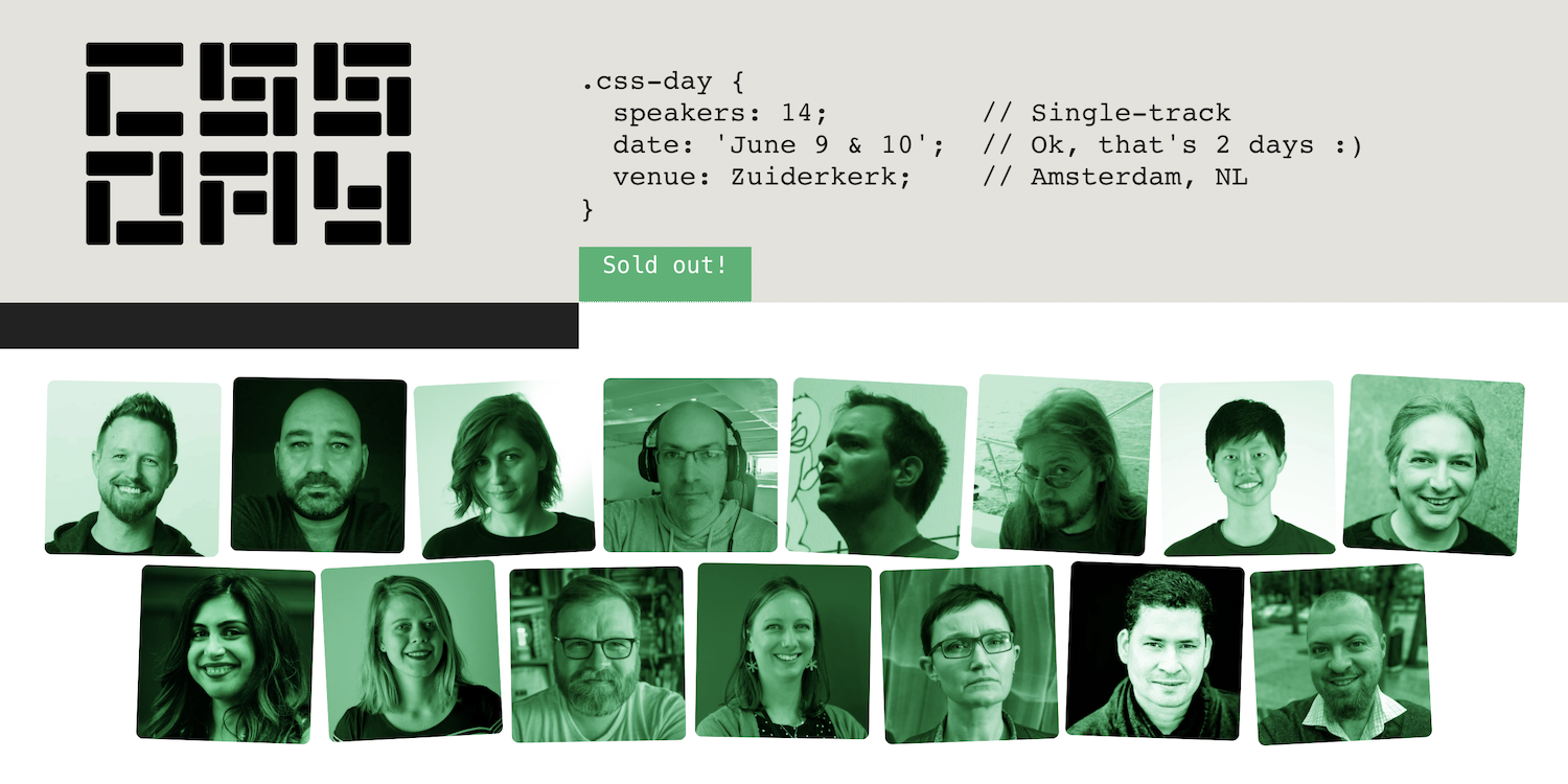 conférenciers du css day